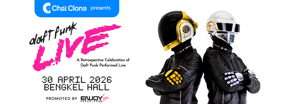 Join the ultimate retrospective celebration of Daft Punk in Jakarta. Daft Funk Live brings world-class visuals and high-energy electronic music to Bengkel Hall this April.
