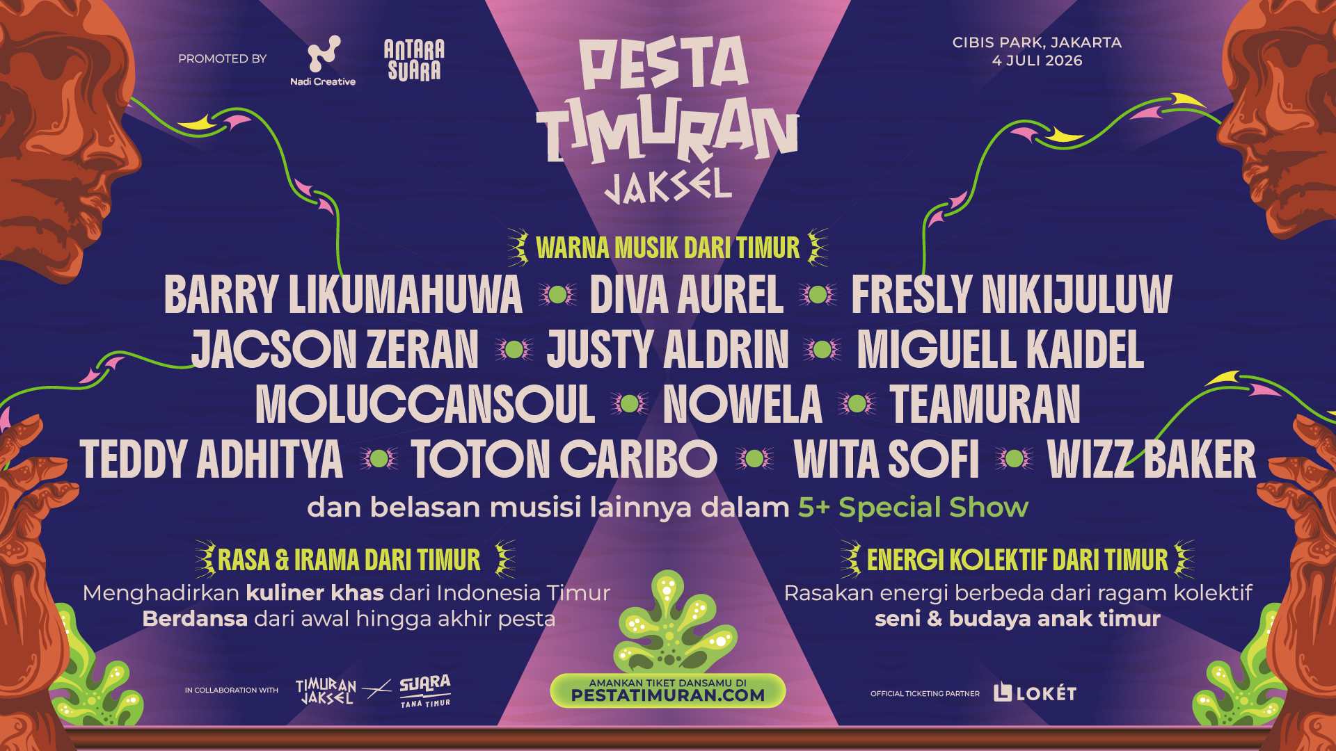 Pesta Timuran 2026: Eastern Indonesian Music Fest in Jakarta