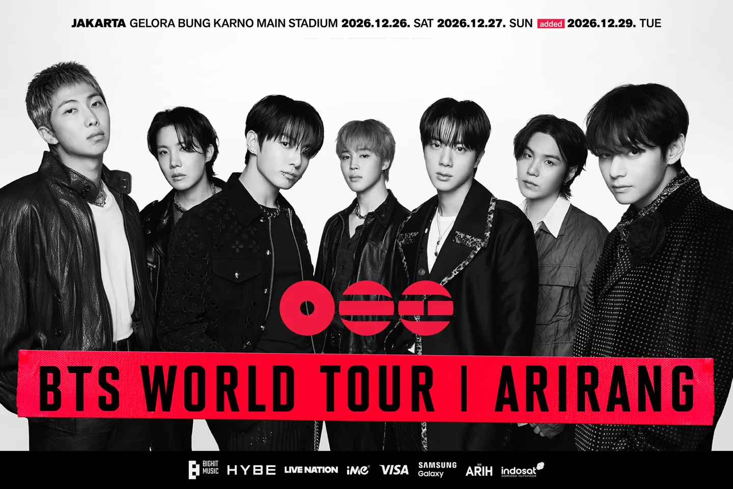 BTS completely sells out three massive 2026 concert dates at Jakarta's GBK Stadium within hours, marking a historic full-member return to Indonesia.